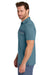 TravisMathew TMA41462 Mens Glenview Wrinkle Resistant Short Sleeve Polo Shirt Stellar Blue Model Side