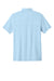 TravisMathew TMA42773 Mens Onward Short Sleeve Polo Shirt Heather Airy Blue Flat Back