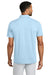 TravisMathew TMA42773 Mens Onward Short Sleeve Polo Shirt Heather Airy Blue Model Back