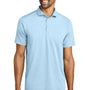TravisMathew Mens Onward Short Sleeve Polo Shirt - Heather Airy Blue - Coming Soon