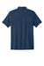TravisMathew TMA42773 Mens Onward Short Sleeve Polo Shirt Heather Navy Blue Flat Back