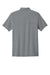 TravisMathew TMA42773 Mens Onward Short Sleeve Polo Shirt Heather Quiet Shade Grey Flat Back