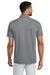 TravisMathew TMA42773 Mens Onward Short Sleeve Polo Shirt Heather Quiet Shade Grey Model Back