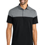 TravisMathew Mens Onward Colorblock Short Sleeve Polo Shirt - Heather Quiet Shade Grey/Black - Coming Soon