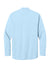 TravisMathew TMA42775 Mens Onward 1/4 Zip Sweatshirt Heather Airy Blue Flat Back