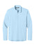 TravisMathew TMA42775 Mens Onward 1/4 Zip Sweatshirt Heather Airy Blue Flat Front
