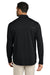 TravisMathew TMA42775 Mens Onward 1/4 Zip Sweatshirt Black Model Back