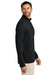 TravisMathew TMA42775 Mens Onward 1/4 Zip Sweatshirt Black Model Side