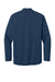 TravisMathew TMA42775 Mens Onward 1/4 Zip Sweatshirt Heather Navy Blue Flat Back