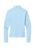 TravisMathew TMA42778 Womens Onward 1/4 Zip Sweatshirt w/ Pockets Heather Airy Blue Flat Back