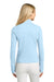 TravisMathew TMA42778 Womens Onward 1/4 Zip Sweatshirt w/ Pockets Heather Airy Blue Model Back