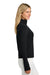 TravisMathew TMA42778 Womens Onward 1/4 Zip Sweatshirt w/ Pockets Black Model Side