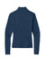 TravisMathew TMA42778 Womens Onward 1/4 Zip Sweatshirt w/ Pockets Heather Navy Blue Flat Back