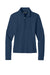 TravisMathew TMA42778 Womens Onward 1/4 Zip Sweatshirt w/ Pockets Heather Navy Blue Flat Front