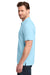 TravisMathew TMA46371 Mens Crestview Short Sleeve Polo Shirt Dream Blue Model Side