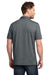 TravisMathew TMA46371 Mens Crestview Short Sleeve Polo Shirt Heather Grey Model Back