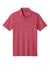 TravisMathew TMA46371 Mens Crestview Short Sleeve Polo Shirt Heather Scooter Red Flat Front