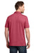 TravisMathew TMA46371 Mens Crestview Short Sleeve Polo Shirt Heather Scooter Red Model Back