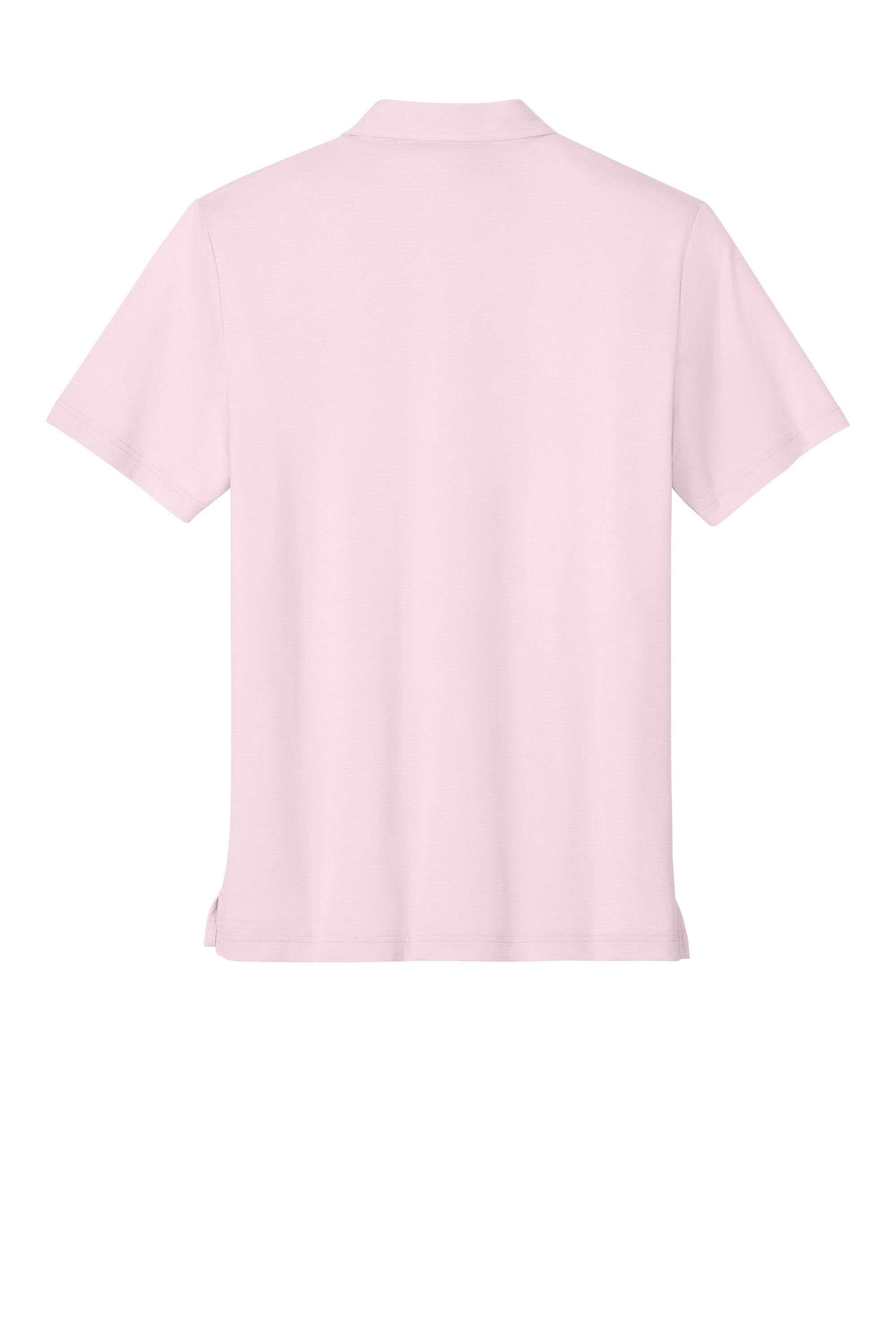 TravisMathew TMA46371 Mens Crestview Short Sleeve Polo Shirt Stone Pink Flat Back