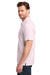 TravisMathew TMA46371 Mens Crestview Short Sleeve Polo Shirt Stone Pink Model Side