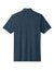 TravisMathew TMA46371 Mens Crestview Short Sleeve Polo Shirt Heather Vintage Indigo Blue Flat Back