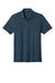 TravisMathew TMA46371 Mens Crestview Short Sleeve Polo Shirt Heather Vintage Indigo Blue Flat Front