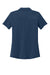 TravisMathew TMA46416 Womens Onward Short Sleeve Polo Shirt Heather Navy Blue Flat Back