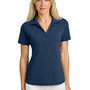 TravisMathew Womens Onward Short Sleeve Polo Shirt - Heather Navy Blue - Coming Soon