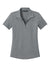 TravisMathew TMA46416 Womens Onward Short Sleeve Polo Shirt Heather Quiet Shade Grey Flat Front