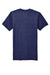 American Apparel TR401 Mens Track Short Sleeve Crewneck T-Shirt Indigo Blue Flat Back