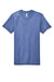 American Apparel TR401 Mens Track Short Sleeve Crewneck T-Shirt Athletic Blue Flat Front