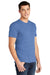 American Apparel TR401 Mens Track Short Sleeve Crewneck T-Shirt Athletic Blue Model 3Q