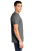 American Apparel TR401 Mens Track Short Sleeve Crewneck T-Shirt Athletic Grey Model Side