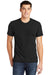 American Apparel TR401 Mens Track Short Sleeve Crewneck T-Shirt Black Model Front