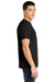 American Apparel TR401 Mens Track Short Sleeve Crewneck T-Shirt Black Model Side