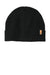 Tentree Hats TTAU5922 Mens Cotton Beanie Meteorite Black Flat Front