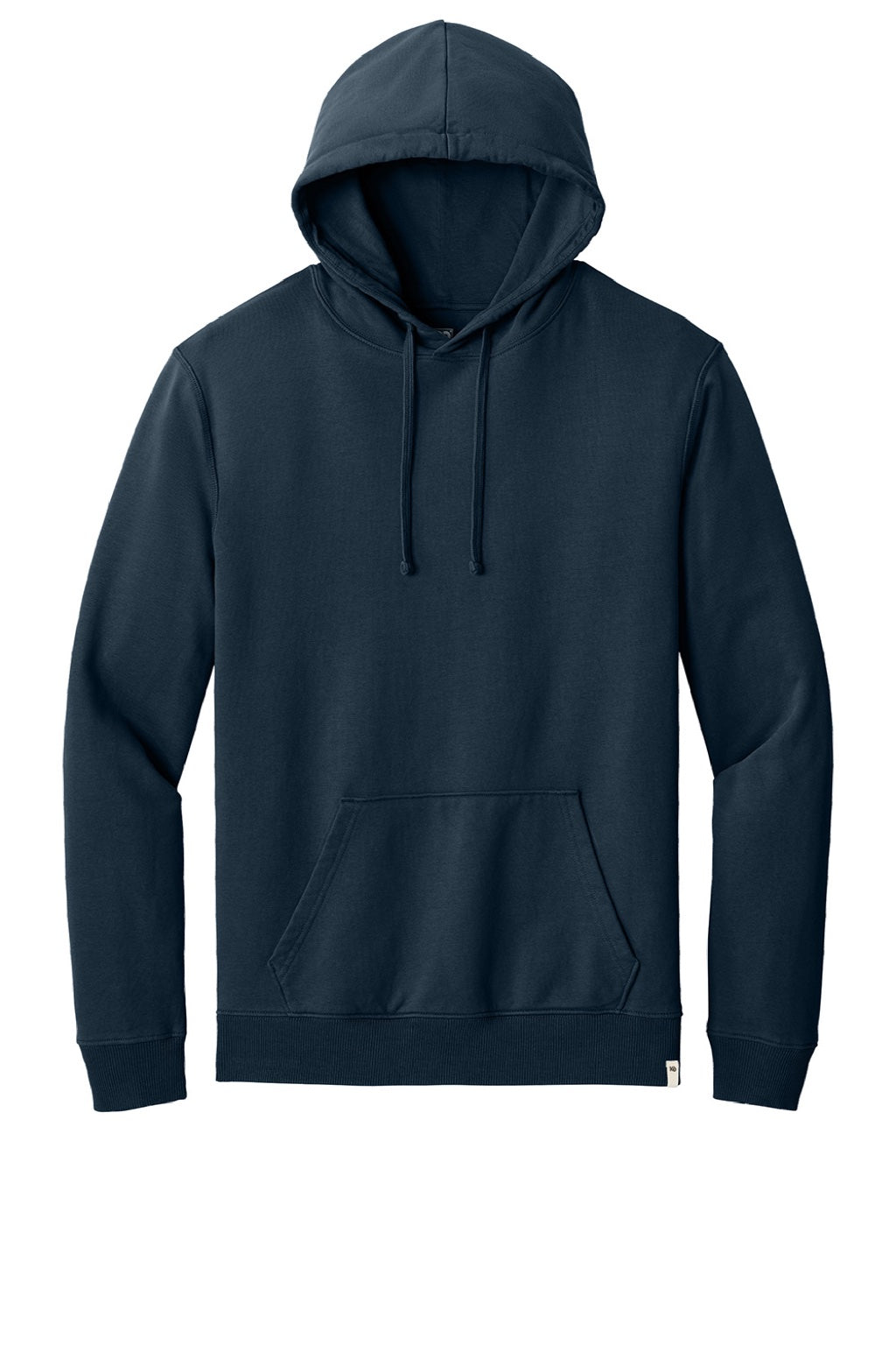 Tentree TTCM3914 Mens Organic Cotton Fleece Hooded Sweatshirt Hoodie Dress Blue Flat Front