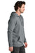 Tentree TTCM3914 Mens Organic Cotton Fleece Hooded Sweatshirt Hoodie Heather Grey Model Side