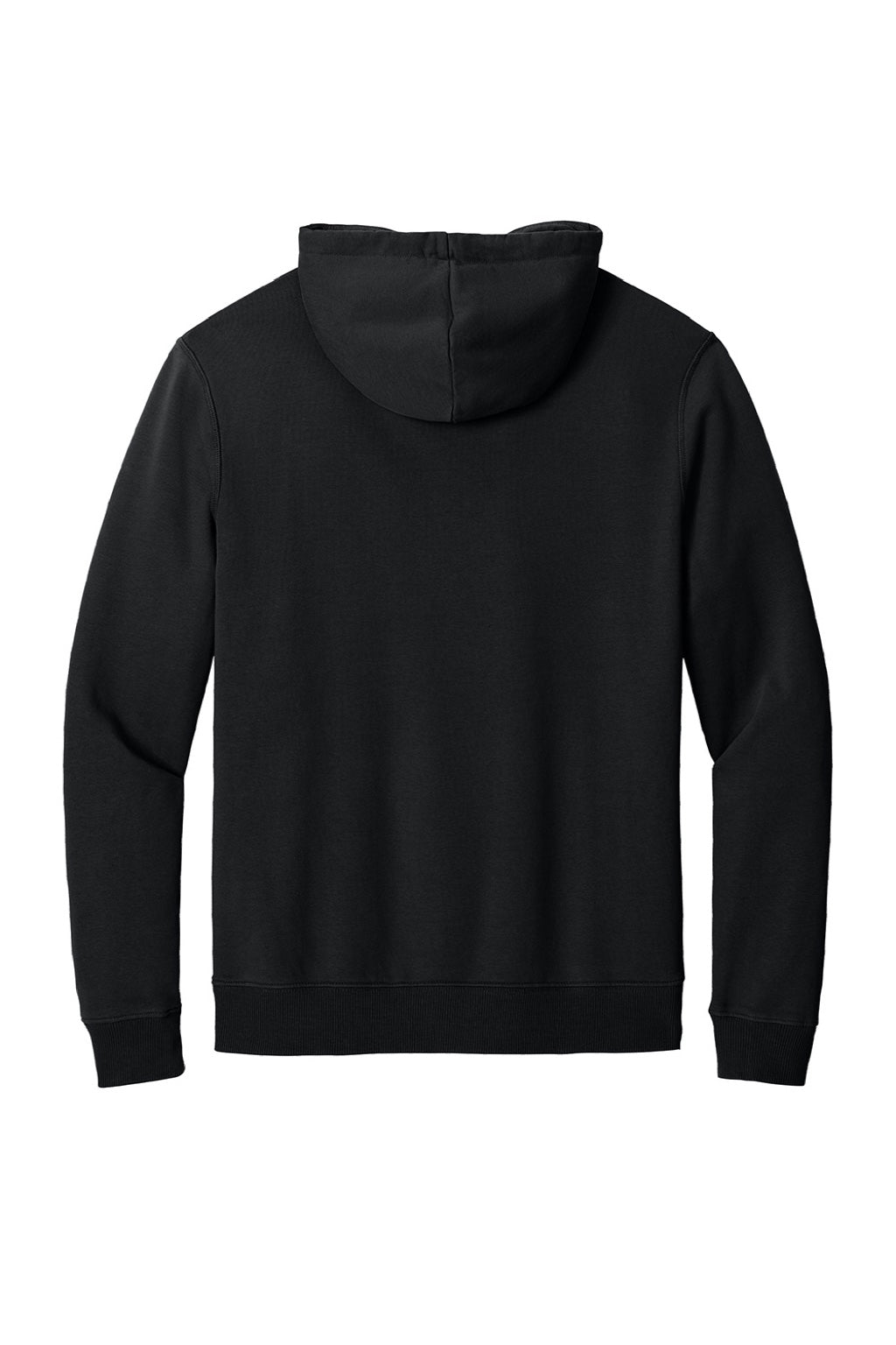 Tentree TTCM3914 Mens Organic Cotton Fleece Hooded Sweatshirt Hoodie Meteorite Black Flat Back