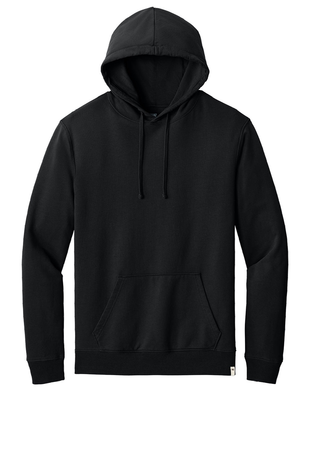 Tentree TTCM3914 Mens Organic Cotton Fleece Hooded Sweatshirt Hoodie Meteorite Black Flat Front
