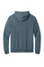 Tentree TTCM3914 Mens Organic Cotton Fleece Hooded Sweatshirt Hoodie Vintage Blue Flat Back