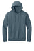 Tentree TTCM3914 Mens Organic Cotton Fleece Hooded Sweatshirt Hoodie Vintage Blue Flat Front