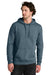 Tentree TTCM3914 Mens Organic Cotton Fleece Hooded Sweatshirt Hoodie Vintage Blue Model Front
