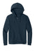 Tentree TTCM4367 Mens Organic Cotton Fleece Full Zip Hooded Sweatshirt Hoodie Dress Blue Flat Front