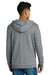 Tentree TTCM4367 Mens Organic Cotton Fleece Full Zip Hooded Sweatshirt Hoodie Heather Grey Model Back