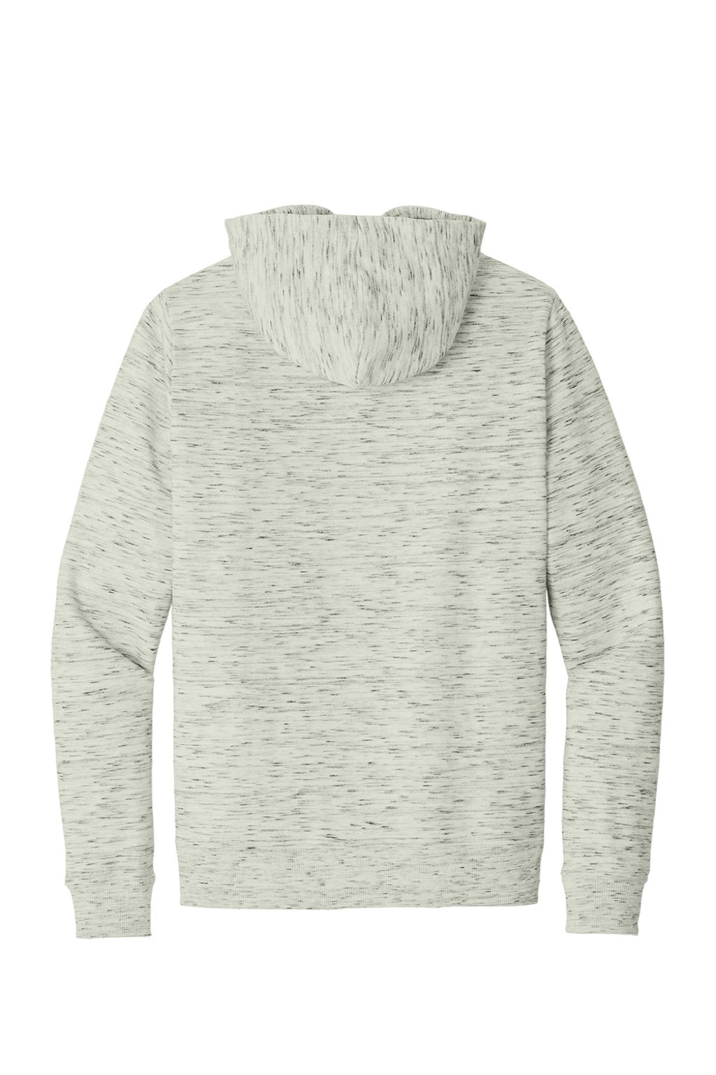 Tentree TTCM4413 Mens Space Dye Fleece Hooded Sweatshirt Hoodie High Rise Grey Space Dye Flat Back