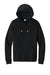 Tentree TTCM4413 Mens Space Dye Fleece Hooded Sweatshirt Hoodie Meteorite Black Flat Front