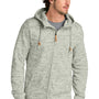 Tentree Mens Space Dye Fleece Full Zip Hooded Sweatshirt Hoodie - High Rise Grey Space Dye - COMING SOON
