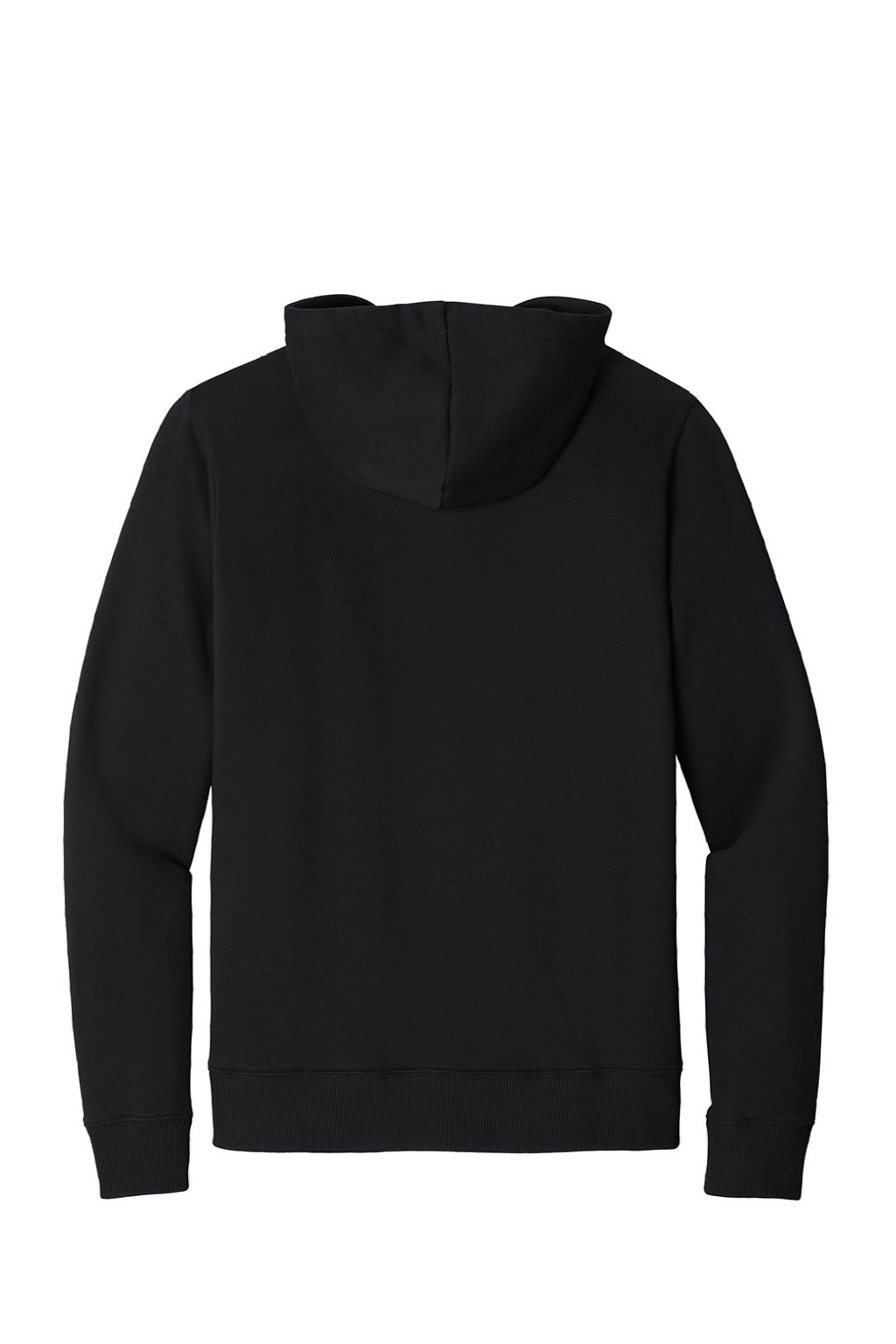 Tentree TTCM4414 Mens Space Dye Fleece Full Zip Hooded Sweatshirt Hoodie Meteorite Black Flat Back