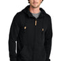 Tentree Mens Space Dye Fleece Full Zip Hooded Sweatshirt Hoodie - Meteorite Black - COMING SOON